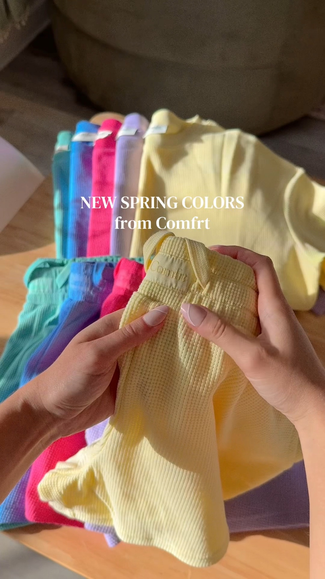 new spring colors from comfrt

.
.
.

comfrt comfort sweat set hoodie shorts discount code 2026. limited edition pastel spring waffle collection from comfrt. comfrt honest review. casual outfit ideas. outfit aesthetic. casual fashion. affordable outfits.

#comfrt #comfrtclothing #matchingset #sweatset 

#LTKSpringSale 

#LTKootd #LTKSaleAlert