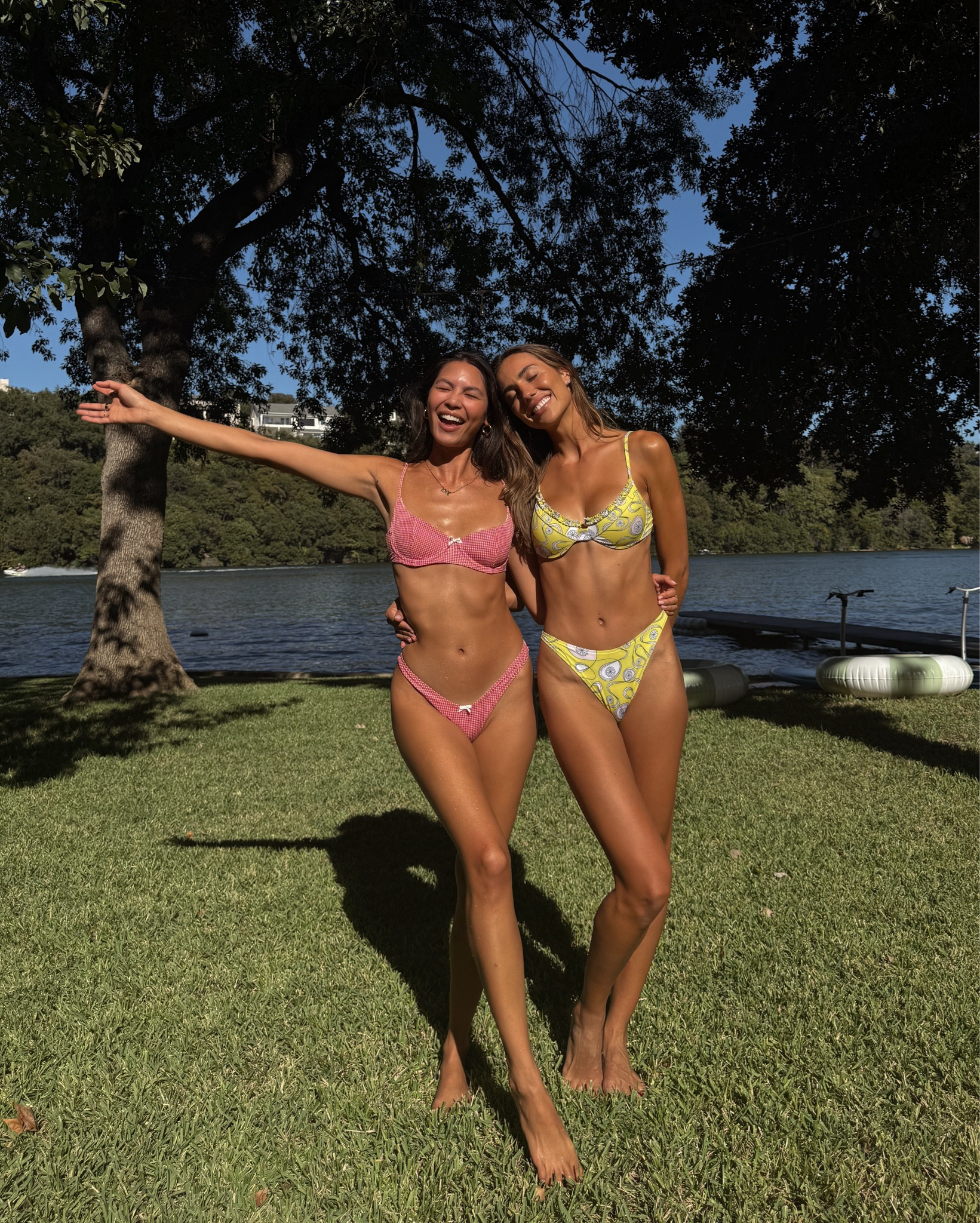 my outfit of choice is a kini. Love this bikini  from Frankie’s. I’m wearing a small but could have probably gone xs on my top cause I is tiny. 

#LTKVideo #LTKSwim