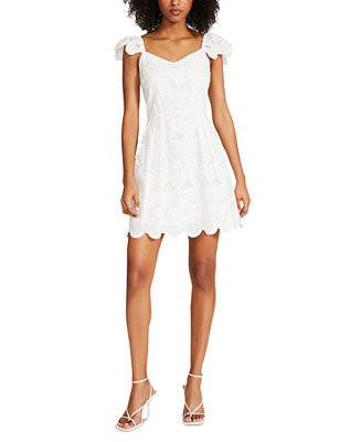 Steve Madden Women's Sierra Eyelet Scalloped Dress - Macy's | Macy's