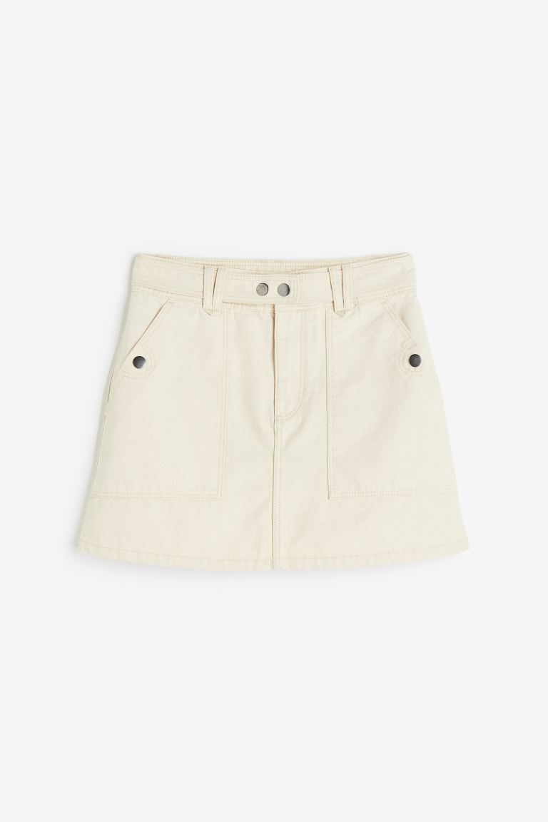 Belted Canvas Skirt | H&M (US + CA)