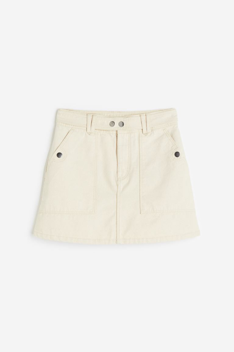 Belted Canvas Skirt | H&M (US)