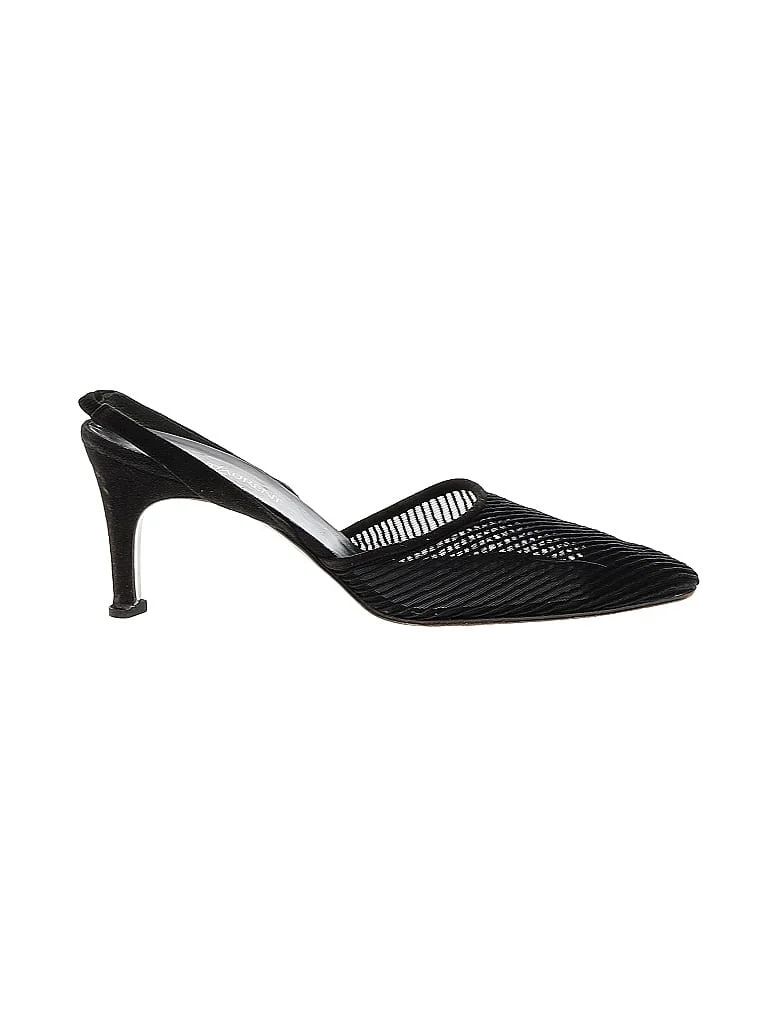Yves Saint Laurent Grid Black Heels Size 9 - 87% off | thredUP