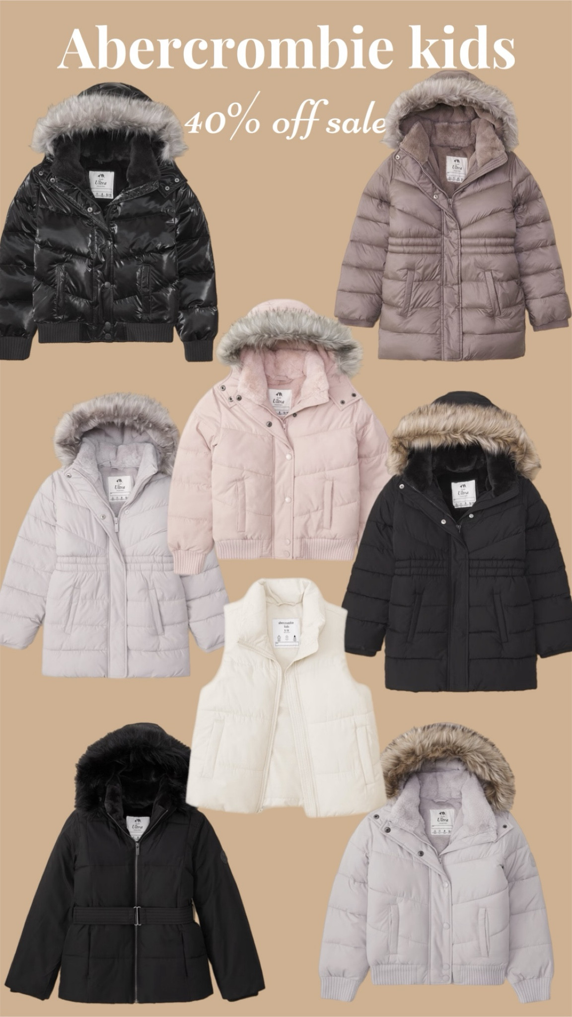【SALE】A&F Abercrombie kids モッズコート　11〜12歳 Abercrombie Kids 20%OFFセール 【販売期間 8/1 0:00〜8/1 23:59
