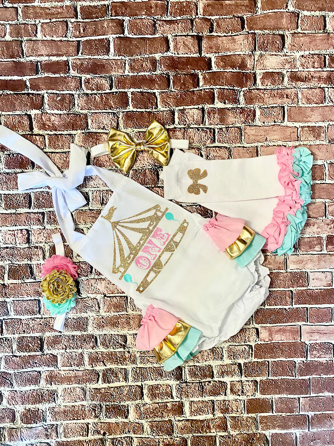 Girls Circus 1st Birthday Romper Girls Carnival 1st Birthday - Etsy | Etsy (US)