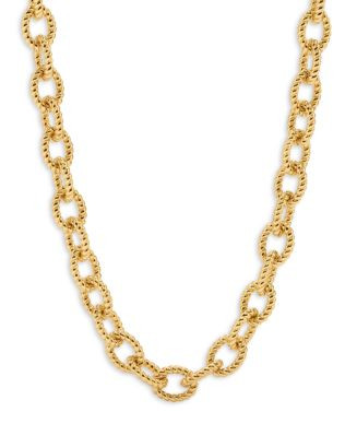 Victoria Chain Necklace in 18K Gold Plated, 18" | Bloomingdale's (US)