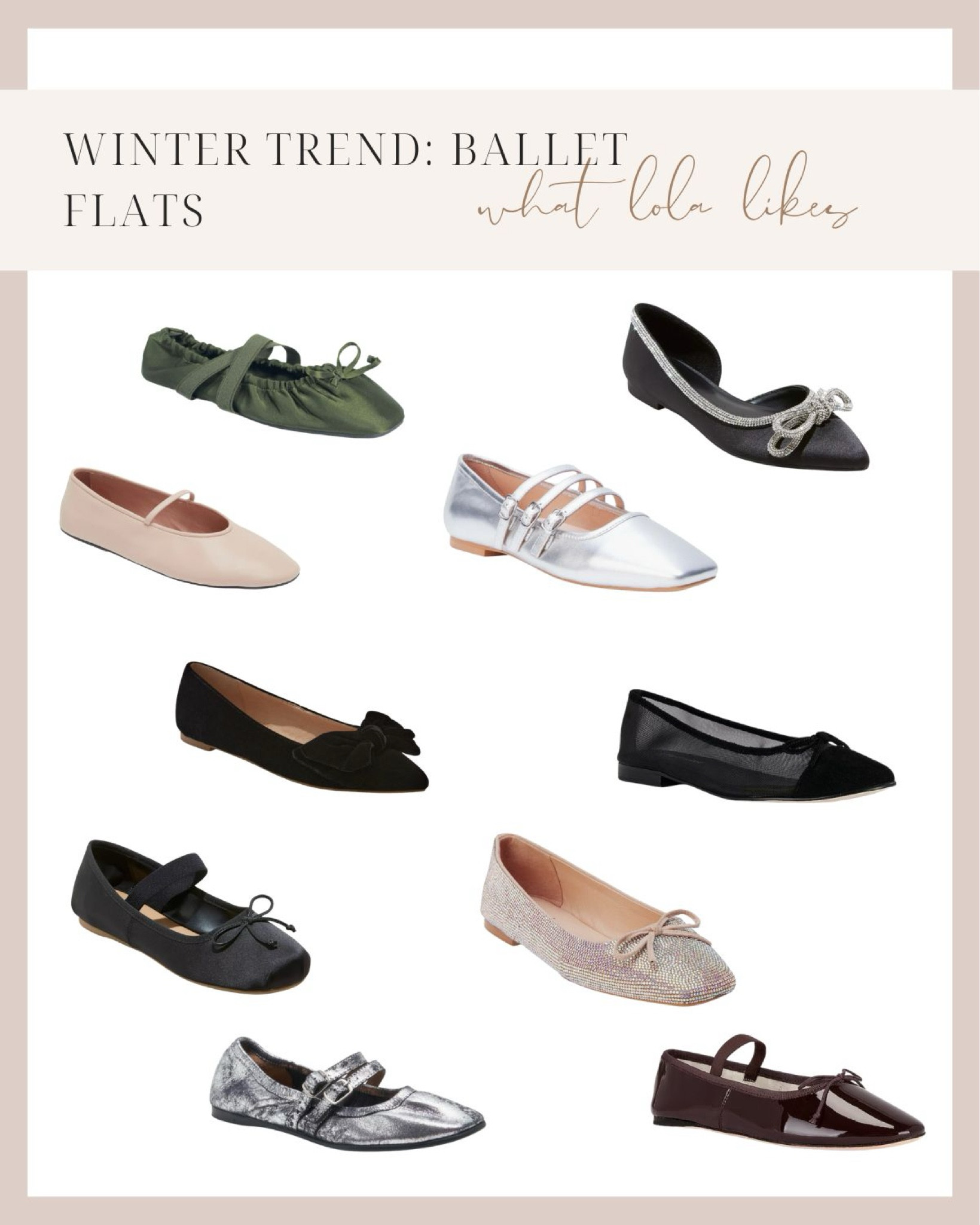 Ballet flats are this winter’s biggest shoe trend!

#LTKshoecrush #LTKstyletip #LTKHoliday