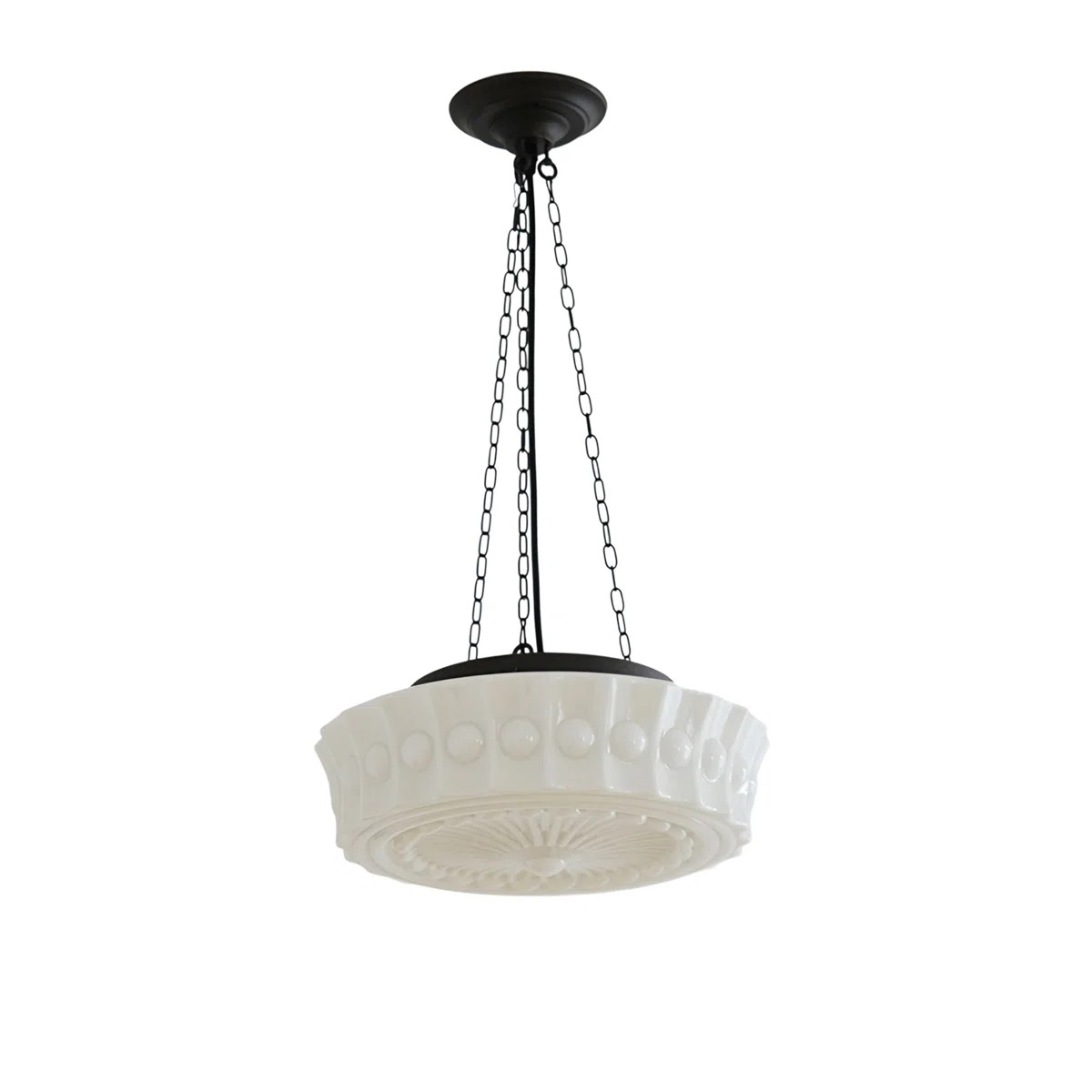 Milk Glass Pendant Light | Wayfair North America