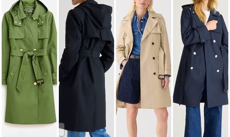 It’s raining ☔️ and I am thinking about a trench with a hood. 

#LTKover40 #LTKsalealert #LTKworkwear