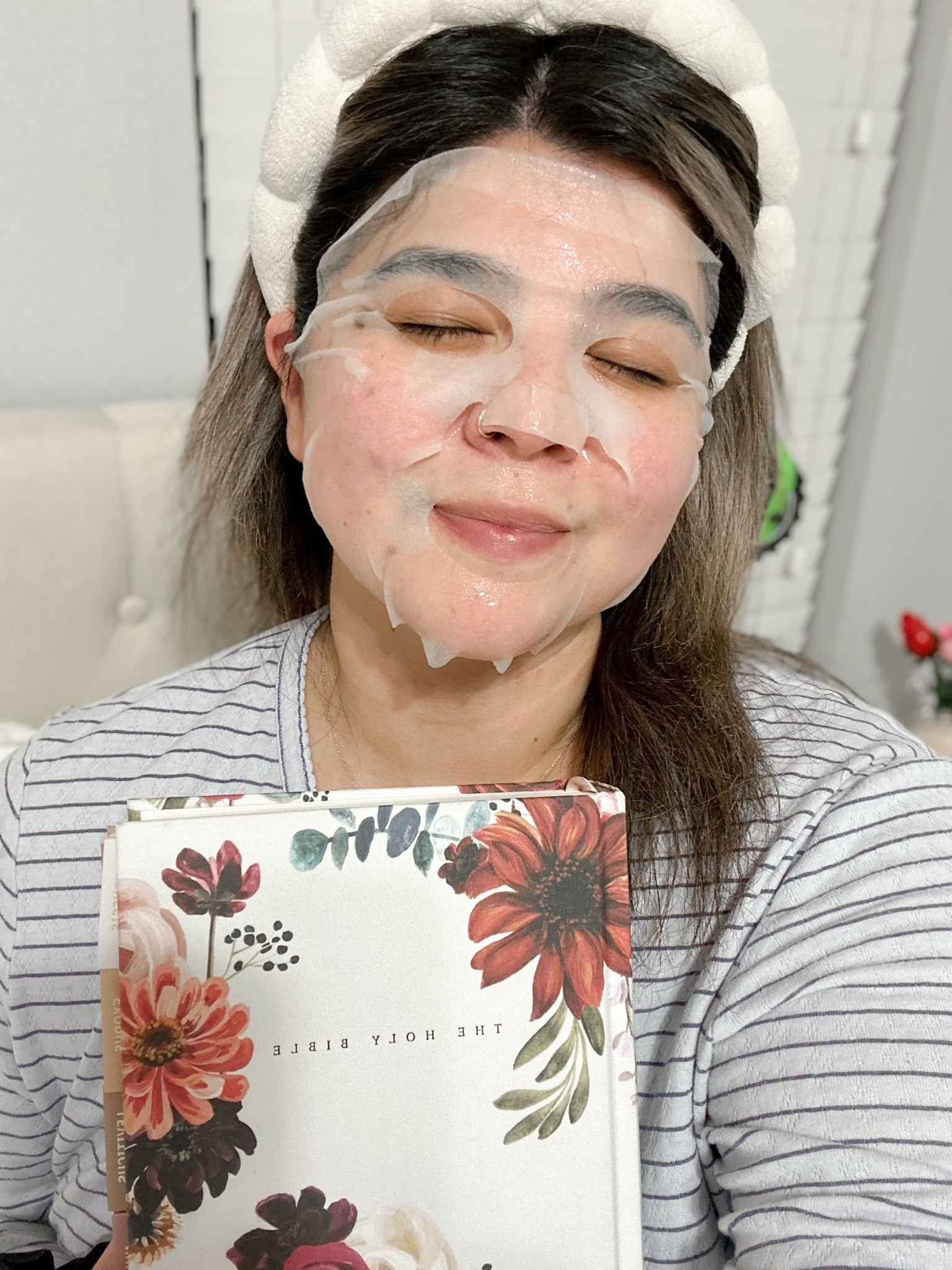 A little self-care while I read my Bible 🌾

Idk what’s going on lol but we made it work 🧖🏼‍♀️ 

#LTKselfcare #LTKBeauty #LTKGiftGuide