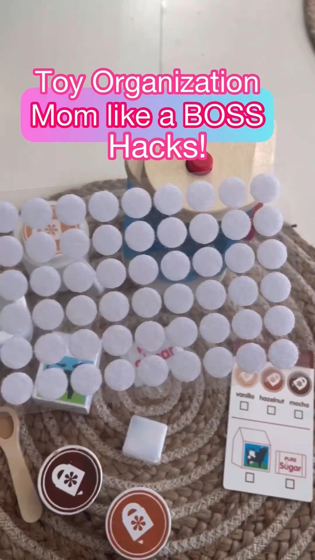 If a toy has more than 3 pieces… it’s getting Velcro dots 😅
Puzzles, games, tiny accessories — stick them together and save your sanity.

⚠️ Friendly reminder: Velcro dots + small pieces = adult supervision required (choking hazard for littles).

Mom win ✔️

#MomWin #MomHack #ToyStorage #PuzzleProblems #ParentingHacks #MomLife