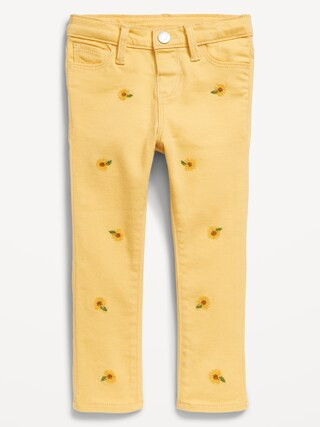 High-Waisted Rockstar 360° Stretch Embroidered Jeggings for Toddler Girls | Old Navy (US)
