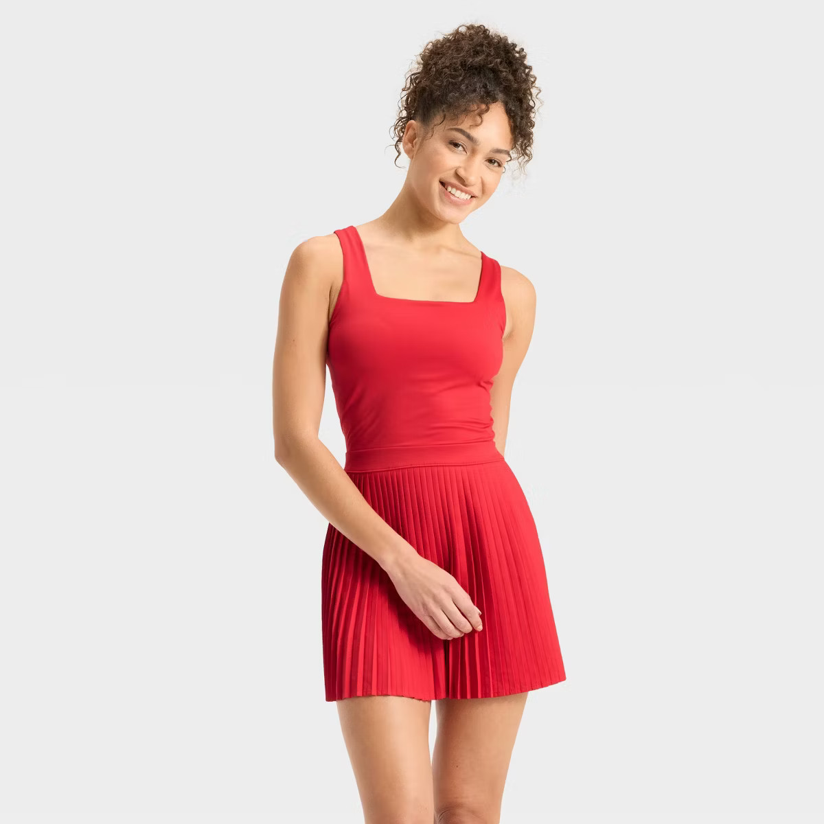 Women's Pleated Active Dress - All In Motion™ Red S | Target