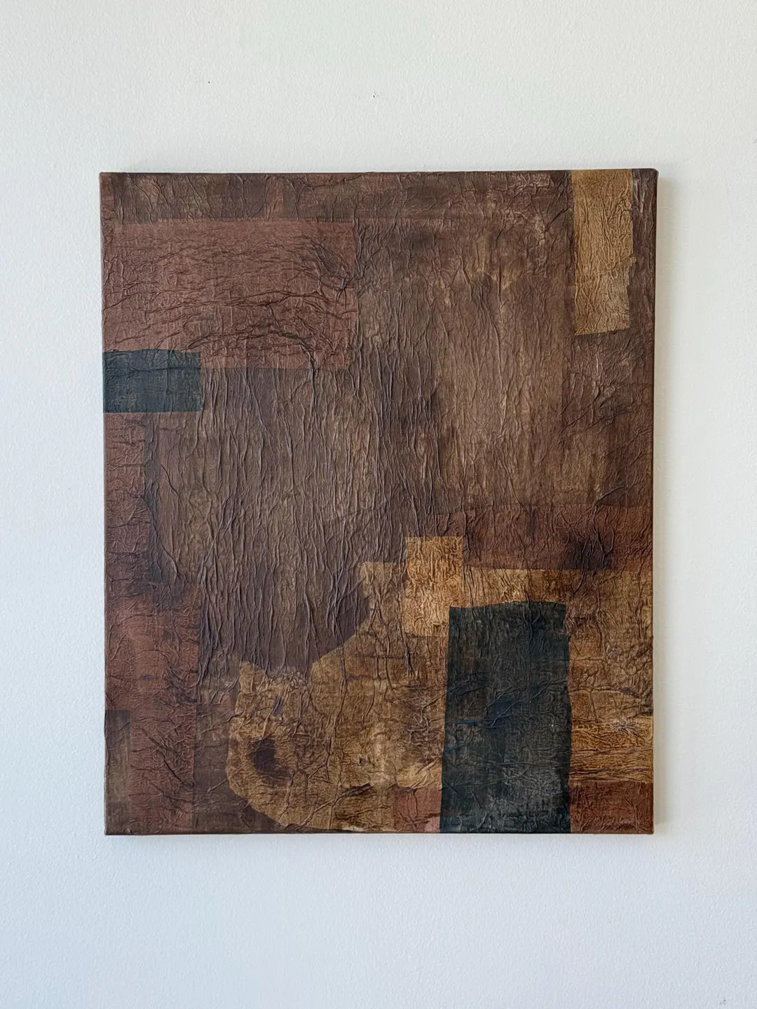 Original Textured Abstract Painting: Brown Beige Wabi-sabi Wall Art (20x24'') - Etsy | Etsy (US)