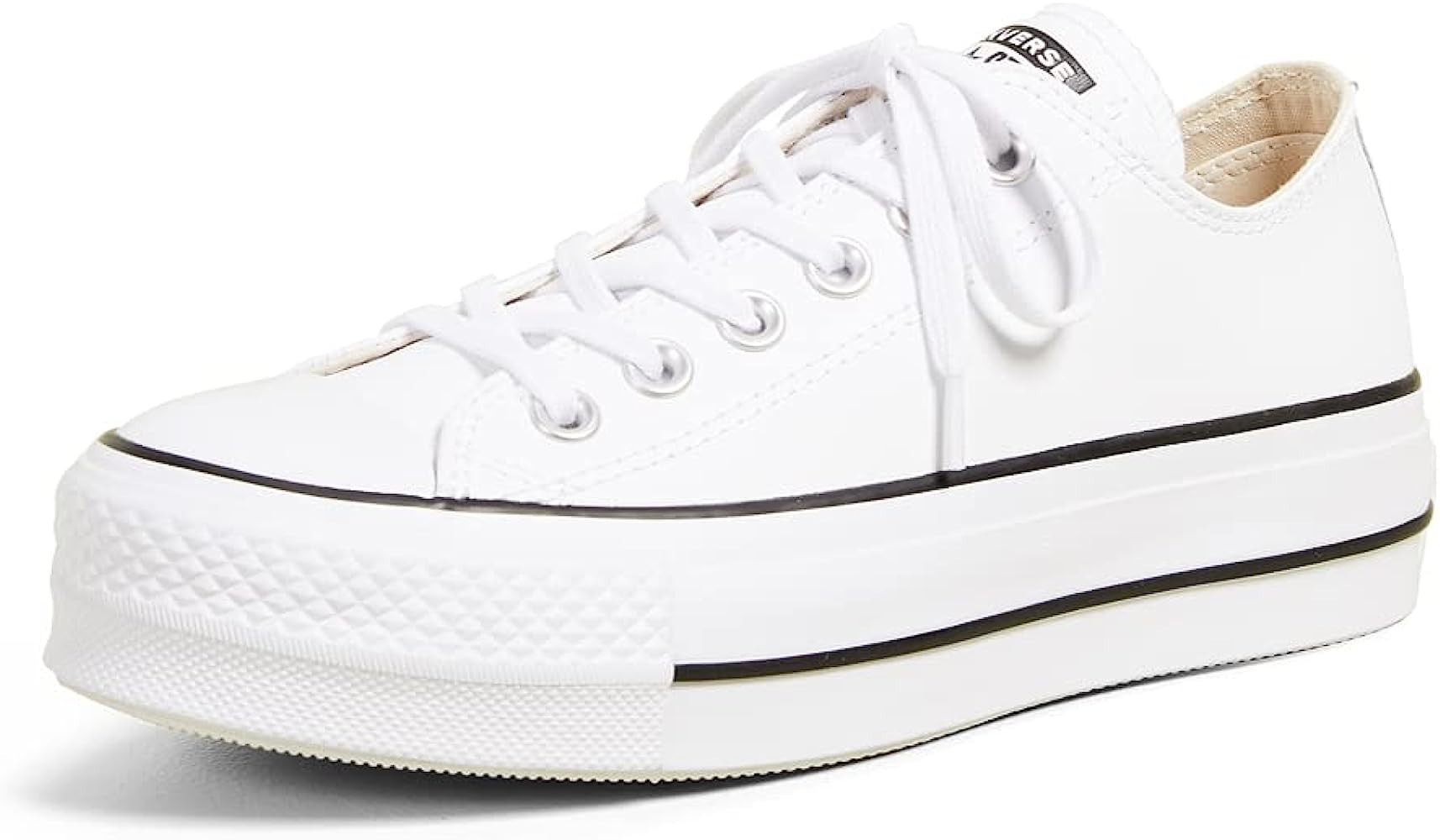 Converse Women's Chuck All Star Lift Clean Ox Sneakers | Amazon (US)