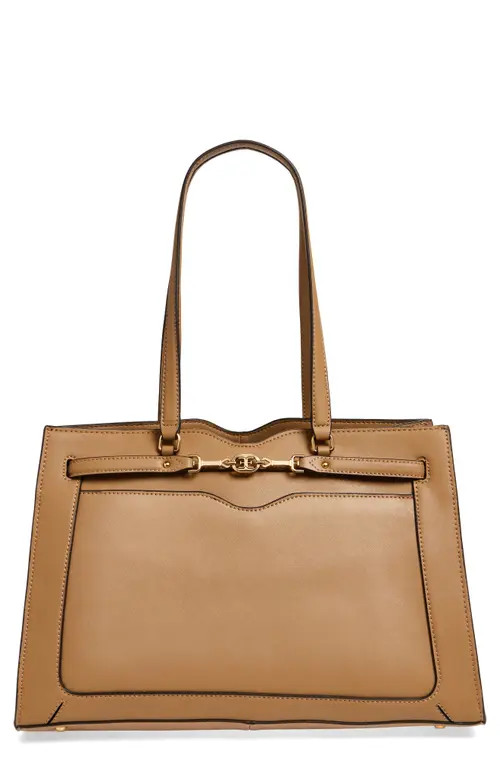 Sam Edelman Loraine Leather Box Tote in Taupe at Nordstrom | Nordstrom