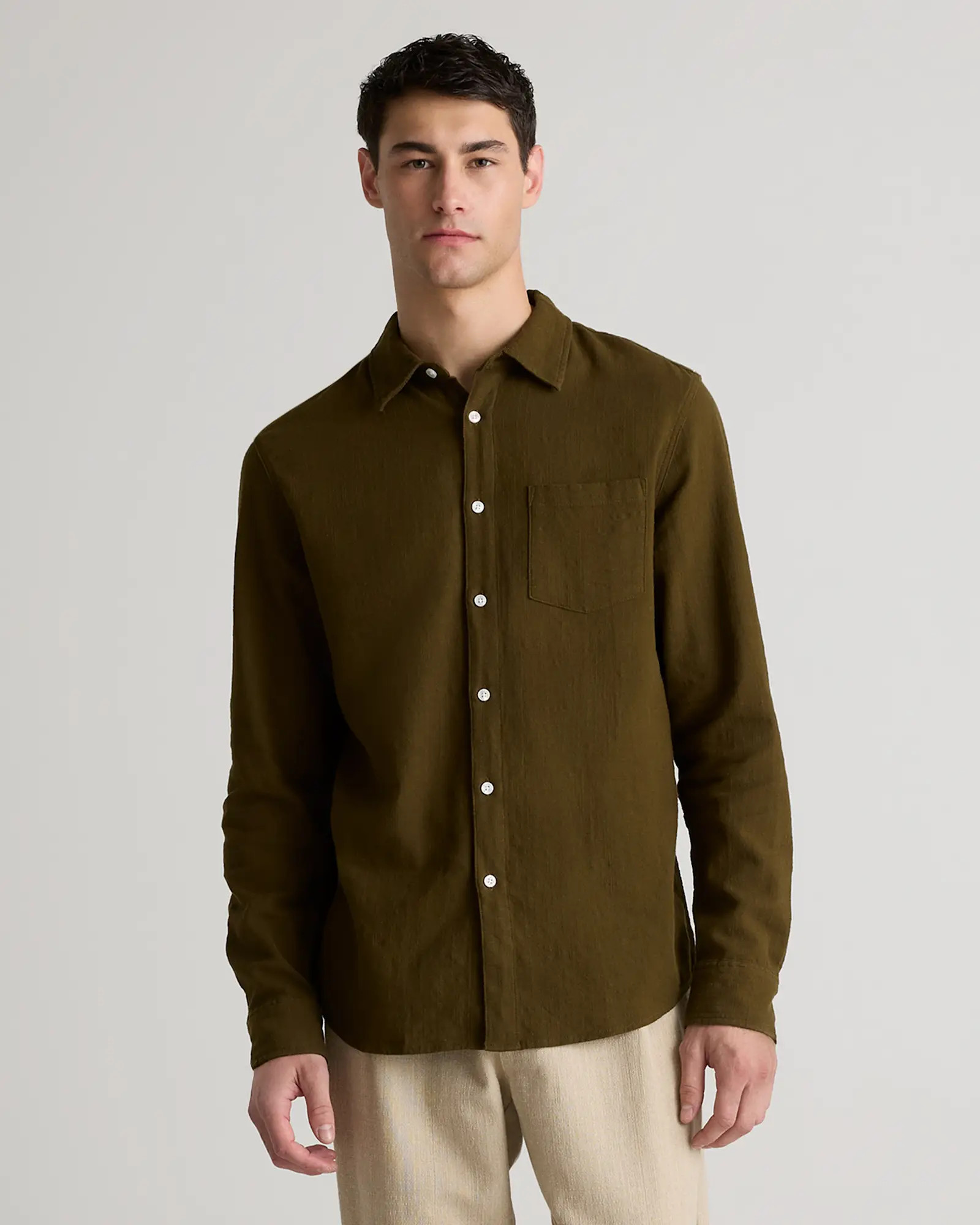 Organic Cotton Stretch Selvage Shirt | Quince