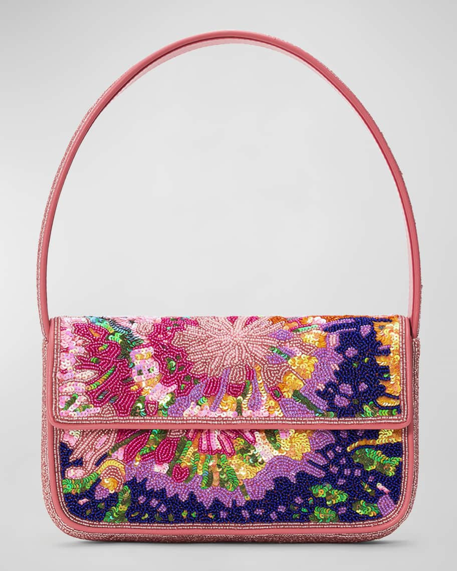 Tommy Beaded Shoulder Bag | Neiman Marcus