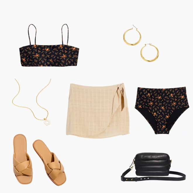 Cover-Up Wrap Mini Skirt | Madewell