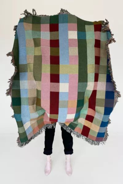Clr Shop Farmhouse Woven Throw Blanket | Urban Outfitters (US and RoW)