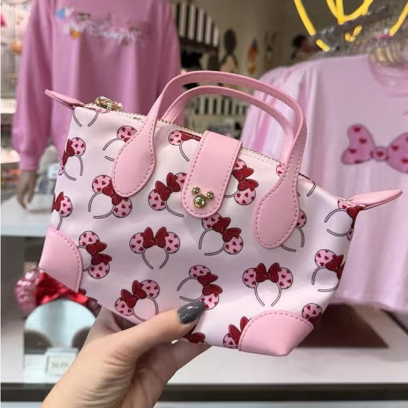 Disney Pink and White Minnie Mouse Mini Bag | Poshmark