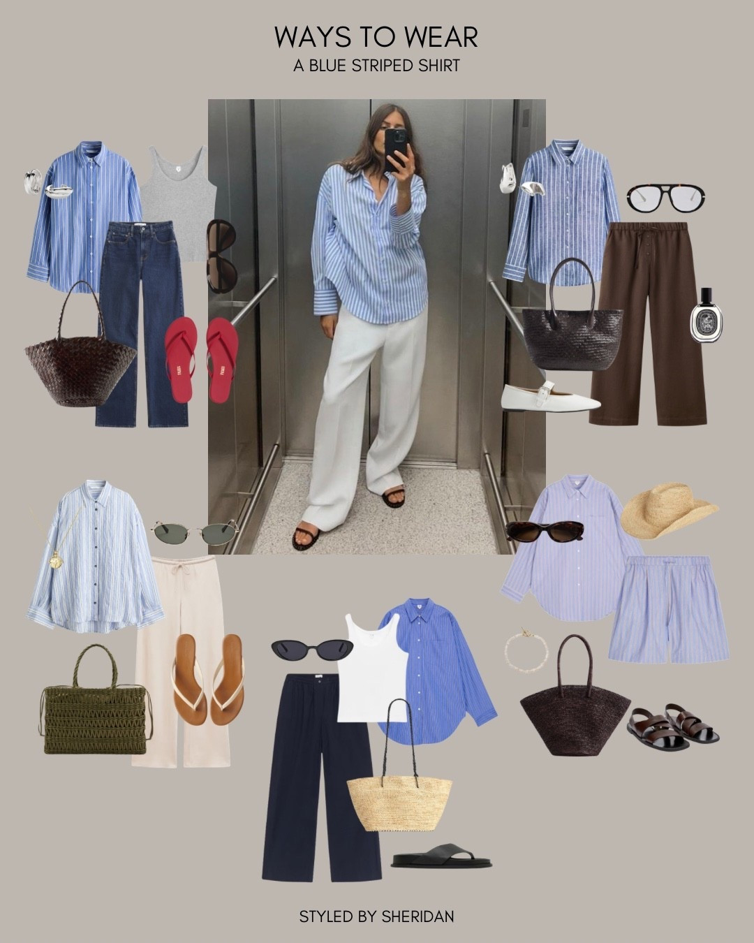 Ways To Wear A Striped Blue Shirt

#LTKsummer #LTKuk #LTKstyletip