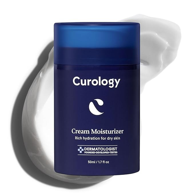 Curology Cream Moisturizer, Rich Hydrating Face Lotion for Dry Skin, with Shea Butter and Hyaluro... | Amazon (US)