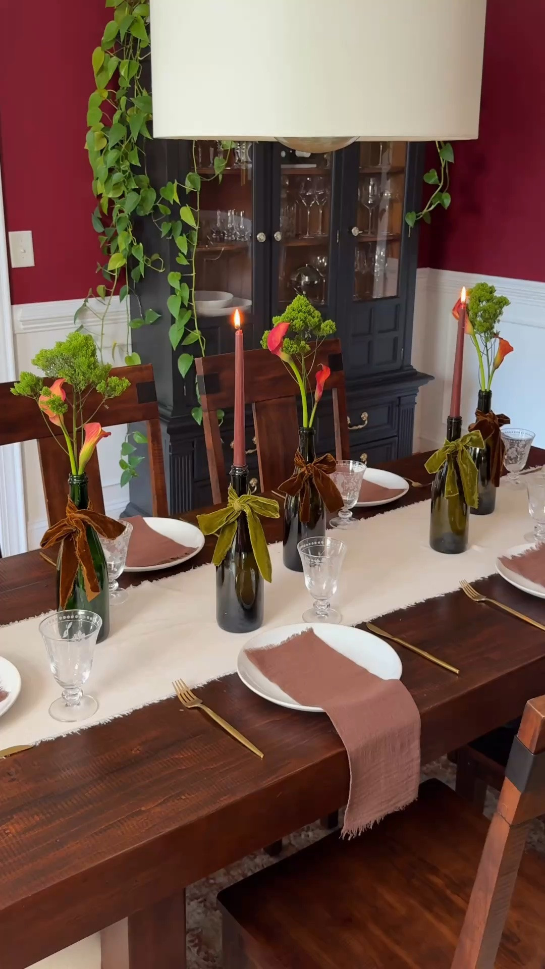 easy fall tablescape idea 🍂🍾

#LTKSeasonal #LTKHome