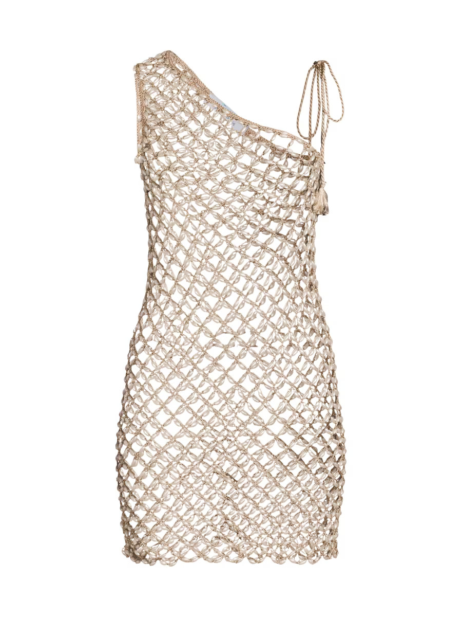 Serene Crochet One-Shoulder Cover-Up | Saks Fifth Avenue