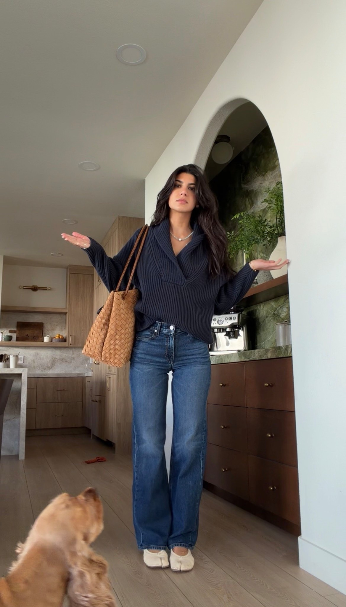 Jeans - 25
Sweater - small
Long sleeve - small 