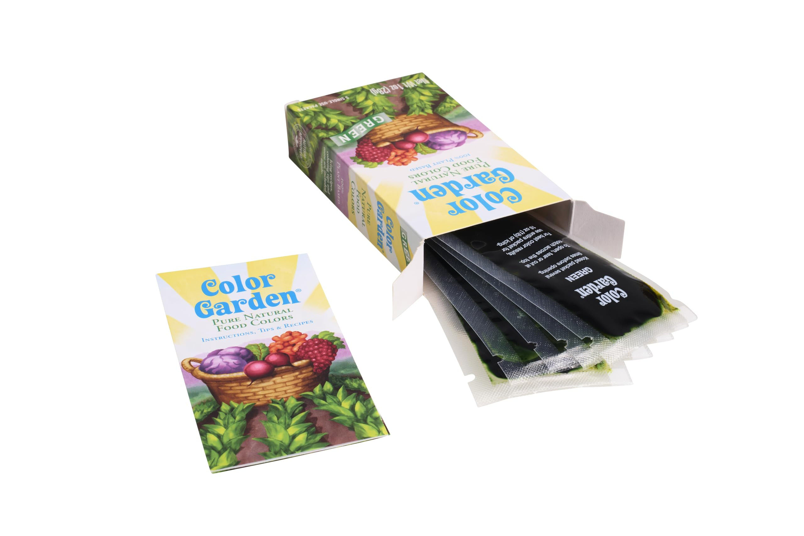 Color Garden Pure Natural Food Colors, Green 5 ct. 1 oz. | Amazon (US)