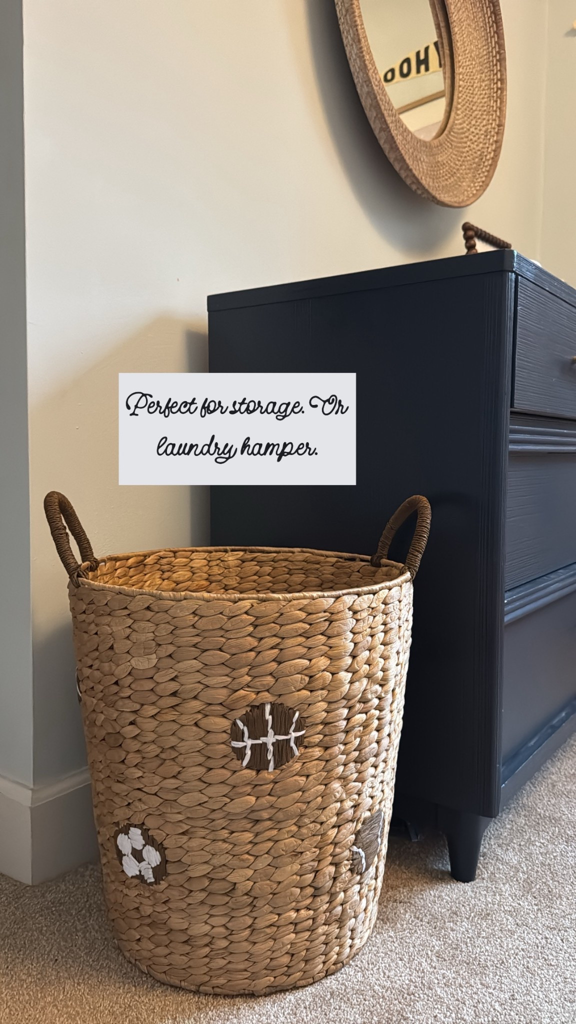 Basket for toy organization 
Cutest basket for laundry or stuffed animals

Boys room
Sports boys room
Sport room 

#LTKKids #LTKdayinmylife #LTKHome