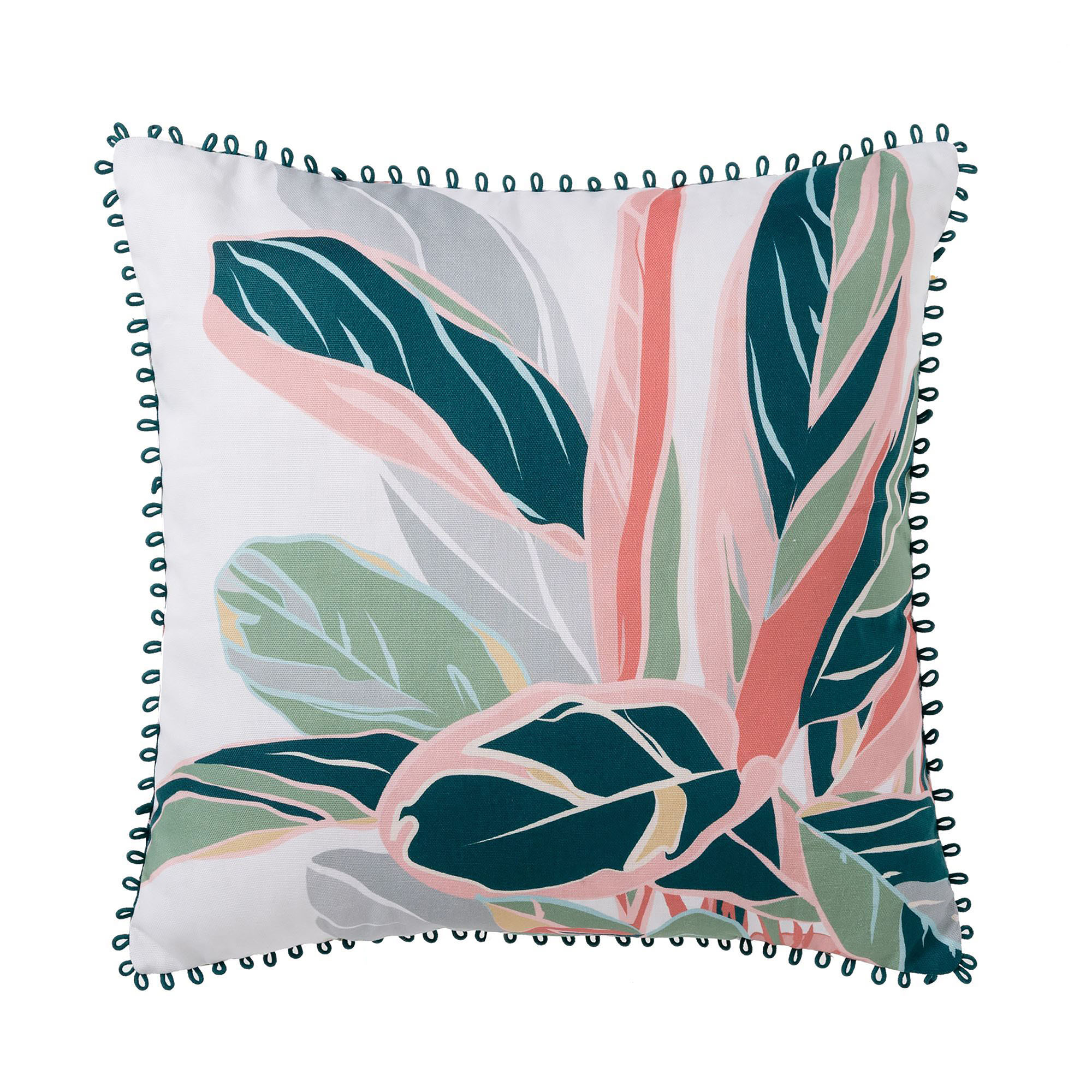 Origin 21 Floral Multi-color Square Throw Pillow | Lowe's