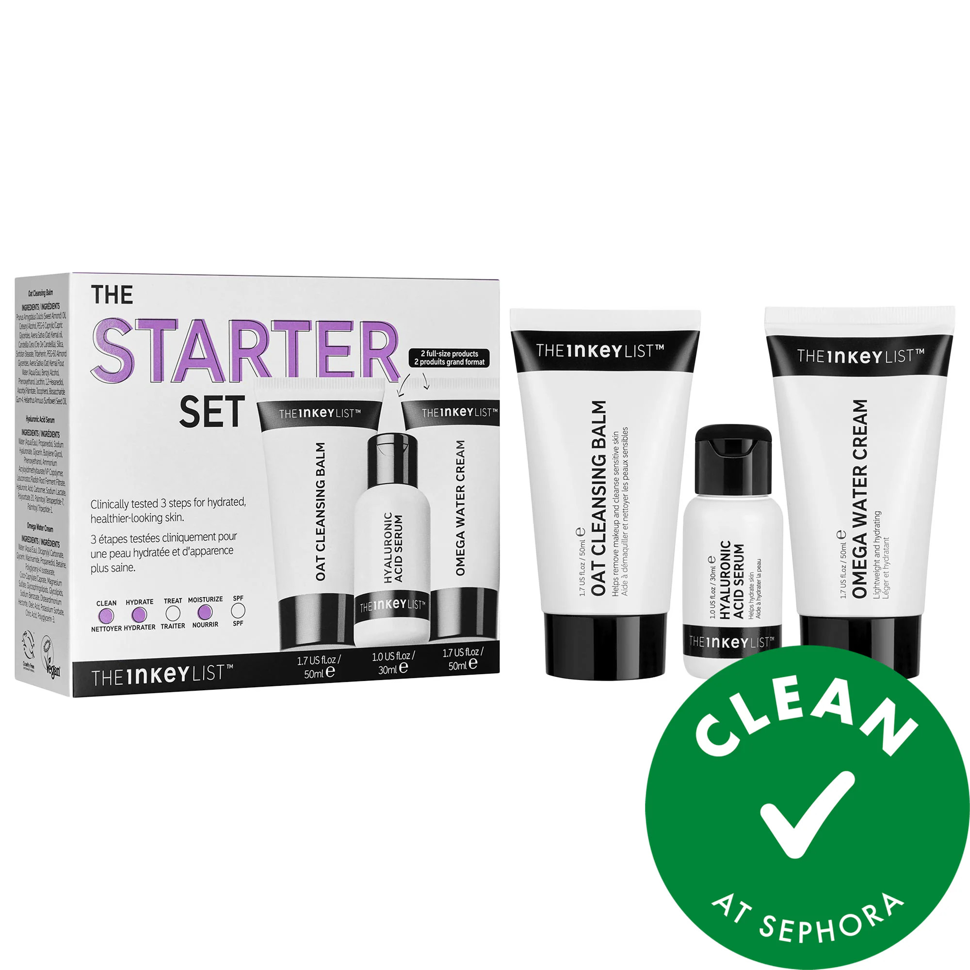 The INKEY List The Starter Skincare Set​ | Sephora (US)