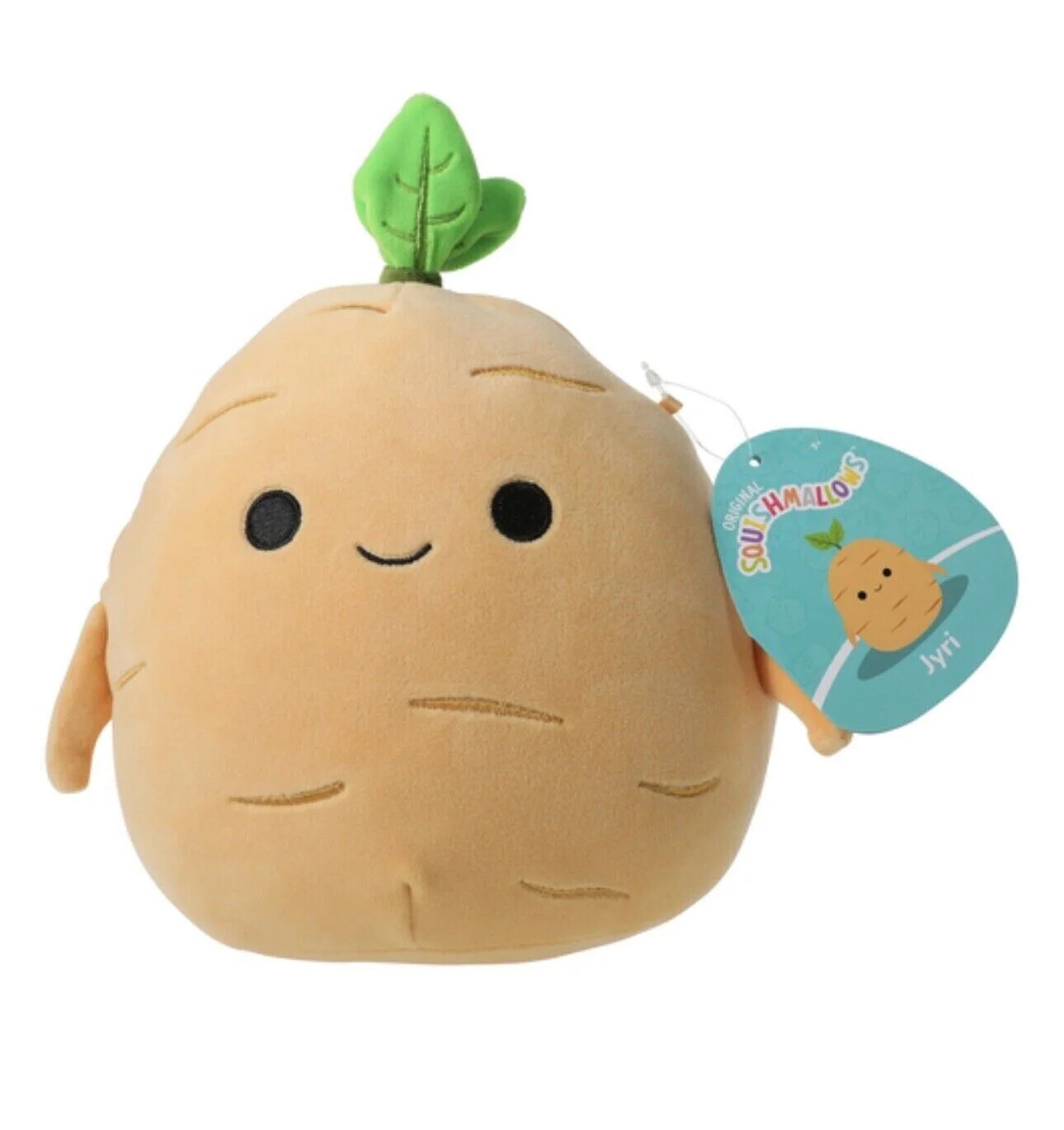 Squishmallow 7.5" Jyri the Ginger Ginseng Turnip Root PLUSH | Walmart (US)