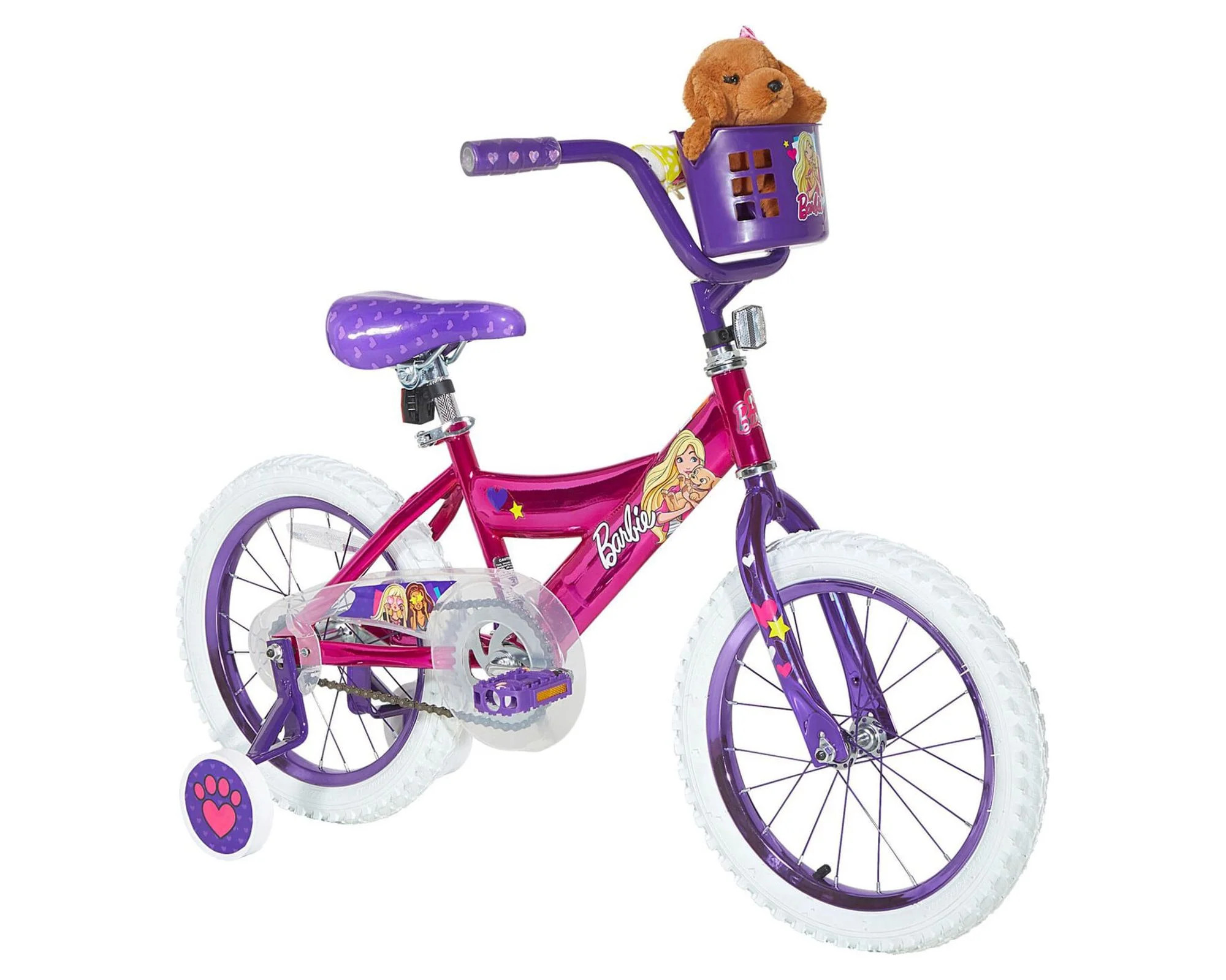 Dynacraft Barbie 16 - inch Girls Bike for Age 6 - 10 Years | Walmart (US)