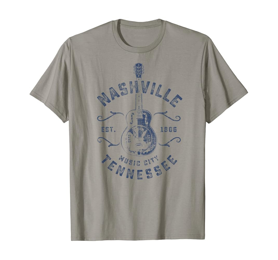 Nashville Music City USA Vintage T-Shirt | Amazon (US)