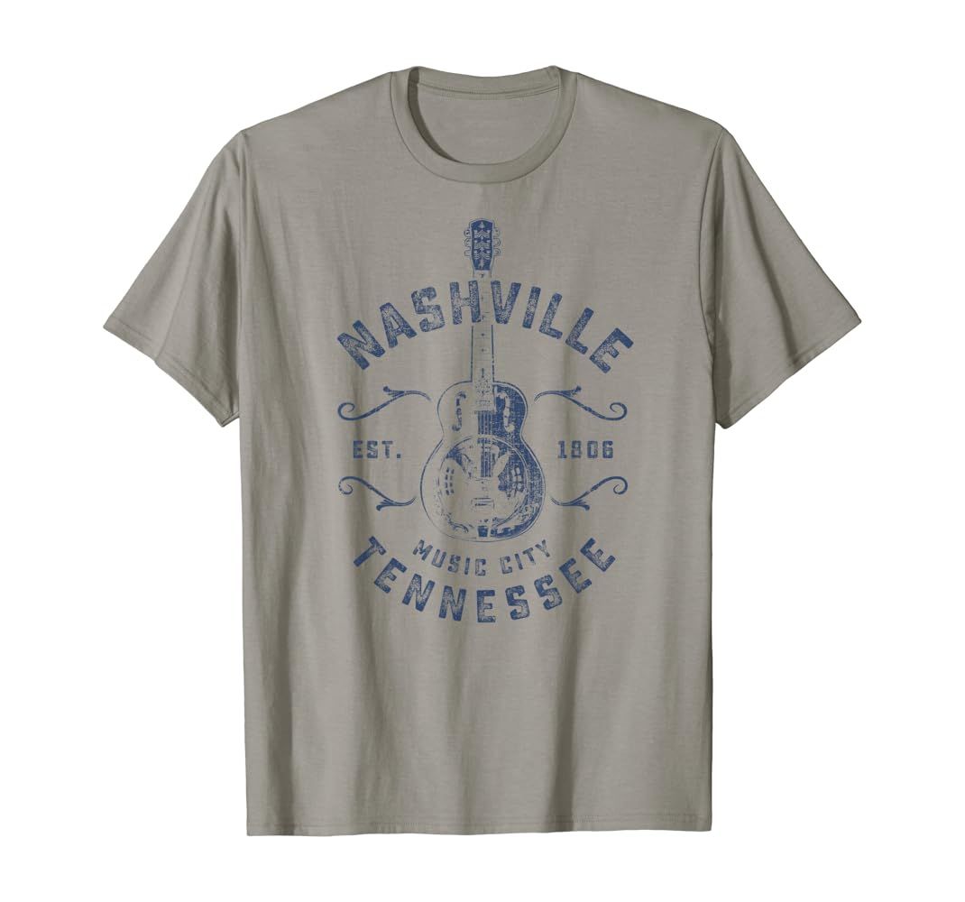 Nashville Music City USA Vintage T-Shirt | Amazon (US)