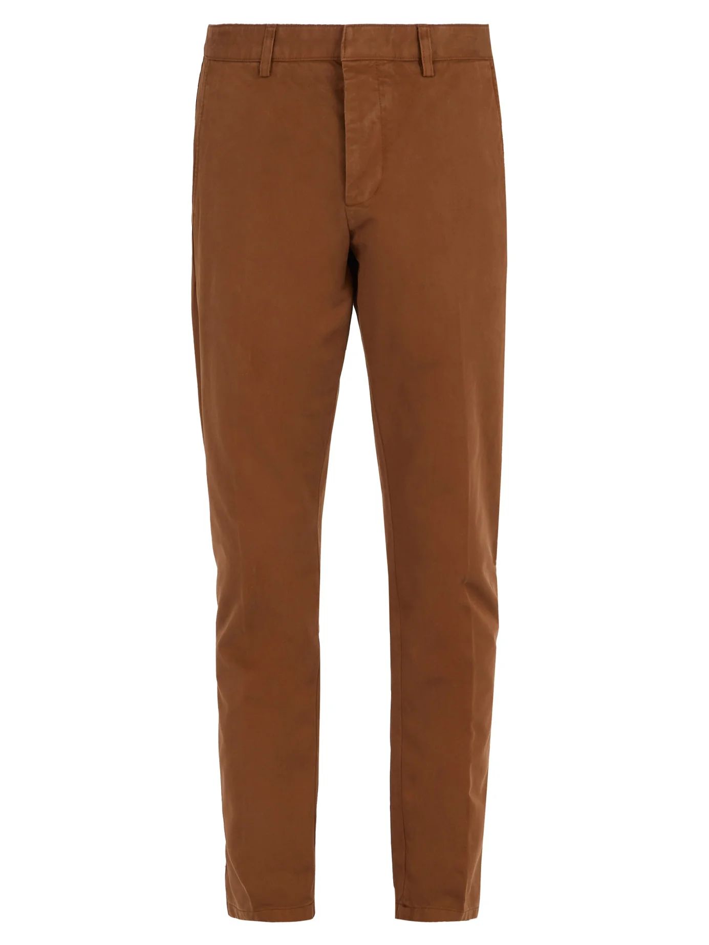 Tapered-leg cotton cropped trousers | Matches (US)