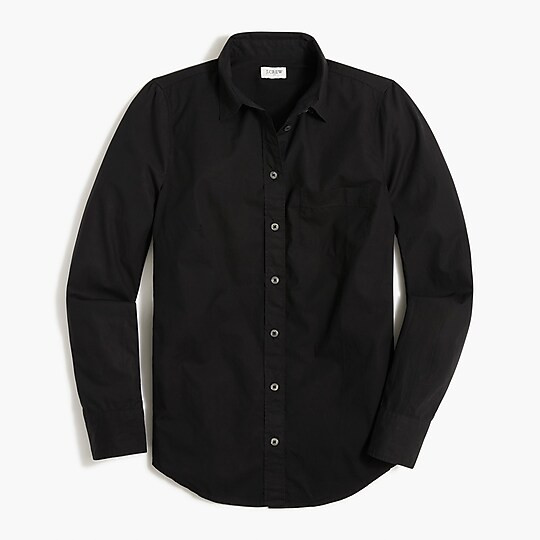 Button-up cotton poplin shirt in signature fit | J.Crew Factory