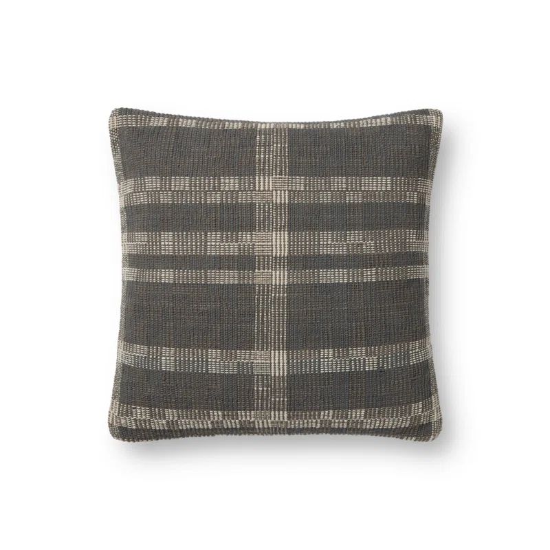 Amber Lewis x Loloi Cove Smoke / Natural Pillow | Wayfair North America