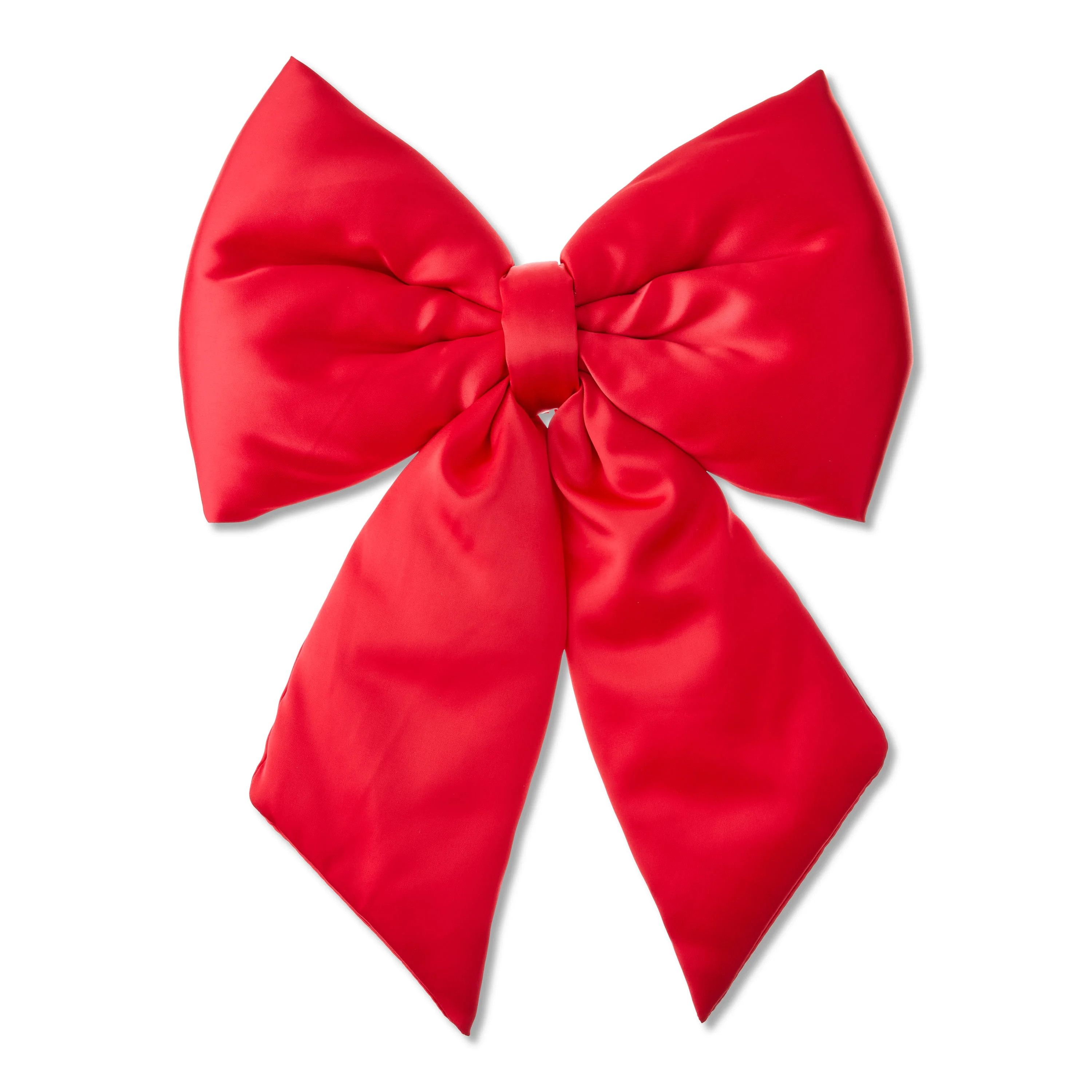 Red Satin Puffy Decorative Christmas Bow, 11", by Holiday Time | Walmart (US)