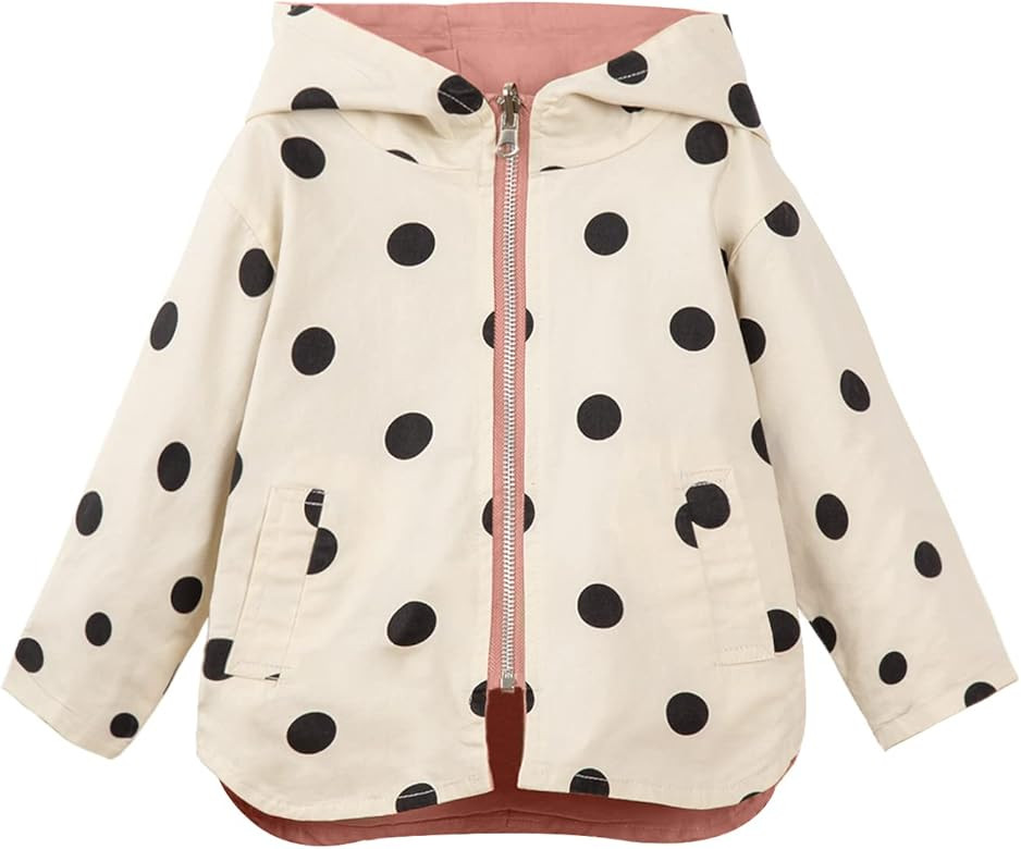 Mud Kingdom Cute Girls Hooded Jacket Reversible Full Zipper Outerwear | Amazon (US)