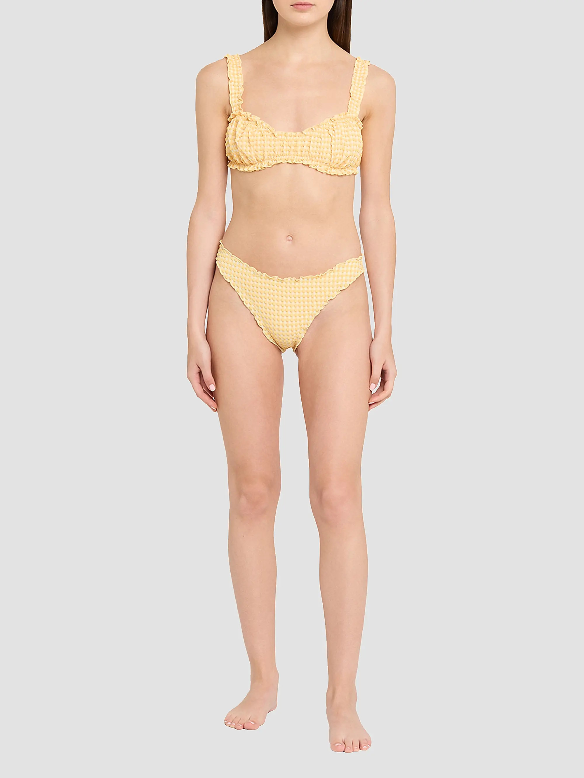Maelie Gingham Bikini Bottom | Saks Fifth Avenue