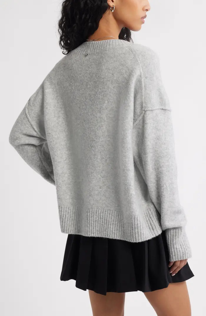 Oversize Cozy V-Neck Sweater | Nordstrom