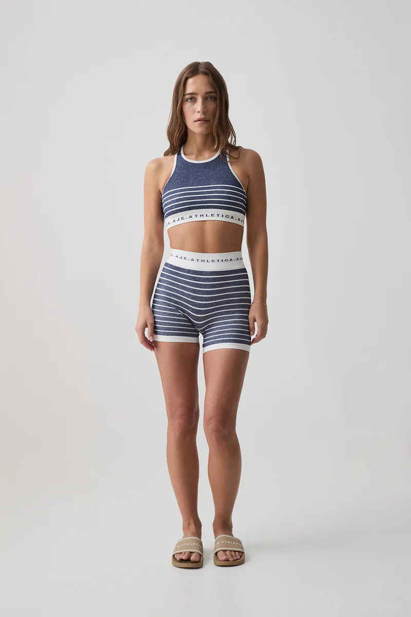 Striped Bike Short 624 | Aje Athletica (Australia)