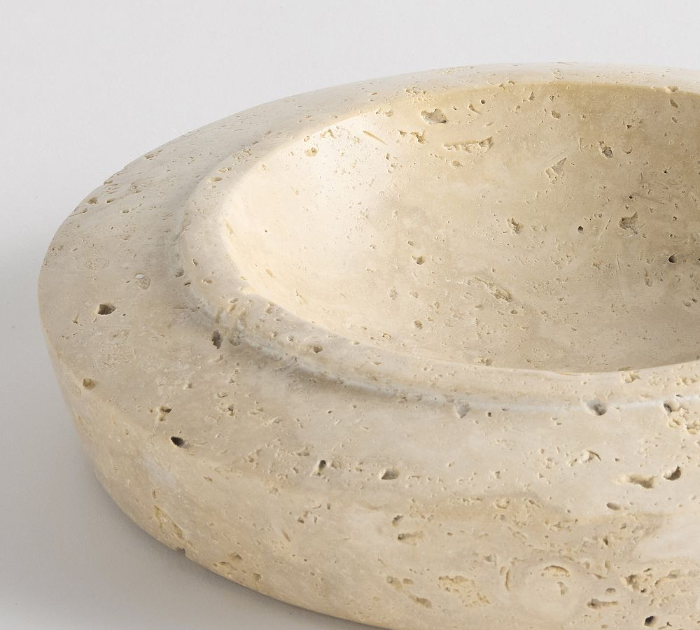 Travertine Decorative Bowl | Pottery Barn (US)