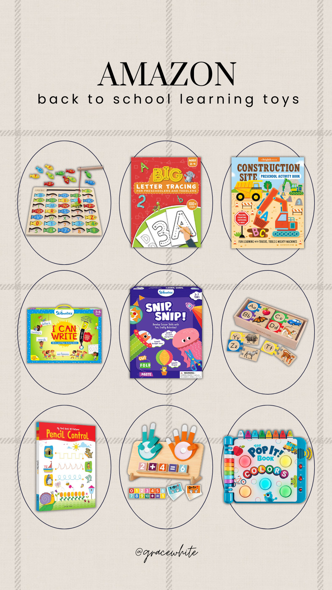 Check out these awesome learning toys for the kiddos!

back to school, learning toys, educational toys, kids toys, Amazon, Grace White

#LTKmomlife #LTKSeasonal #LTKKids