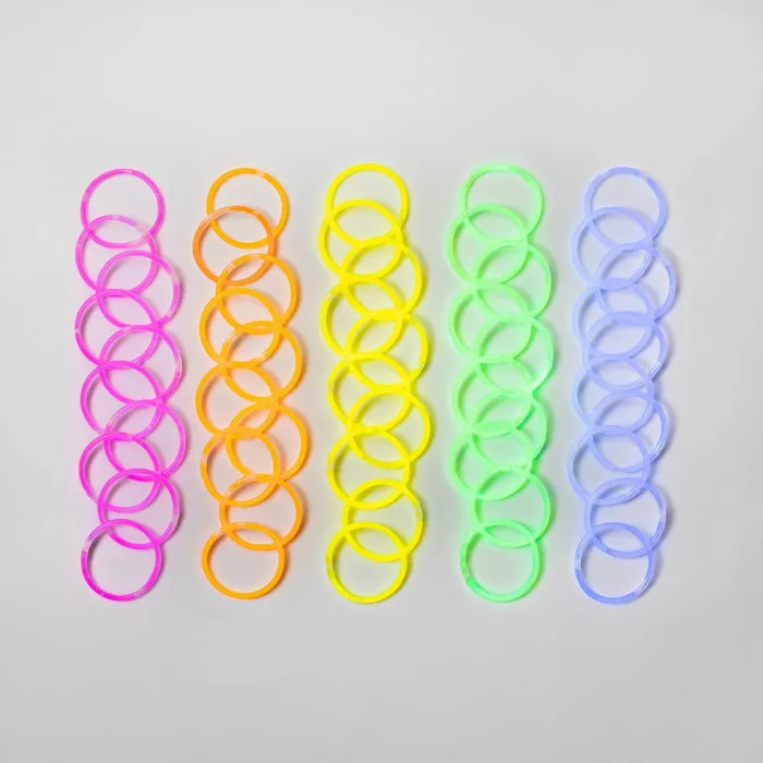 50ct Glow Bracelet Halloween Party Favors - Hyde & EEK! Boutique™ | Target