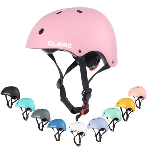 Glerc Warrior Kids Bike Helmet, Medium, Pink, 3-16 Years, Unisex, Multi-purpose, Portable & Breathable, Safe & Reliable, Lightweight & Easy to Clean | Amazon (US)