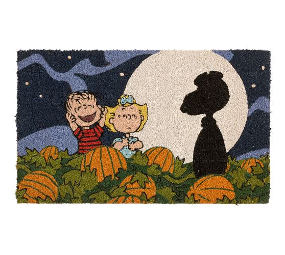 Peanuts™ Halloween Great Pumpkin Doormat | Pottery Barn (US)